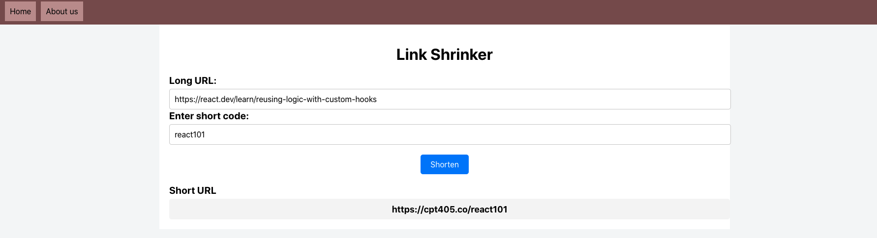 Link Shrinker App